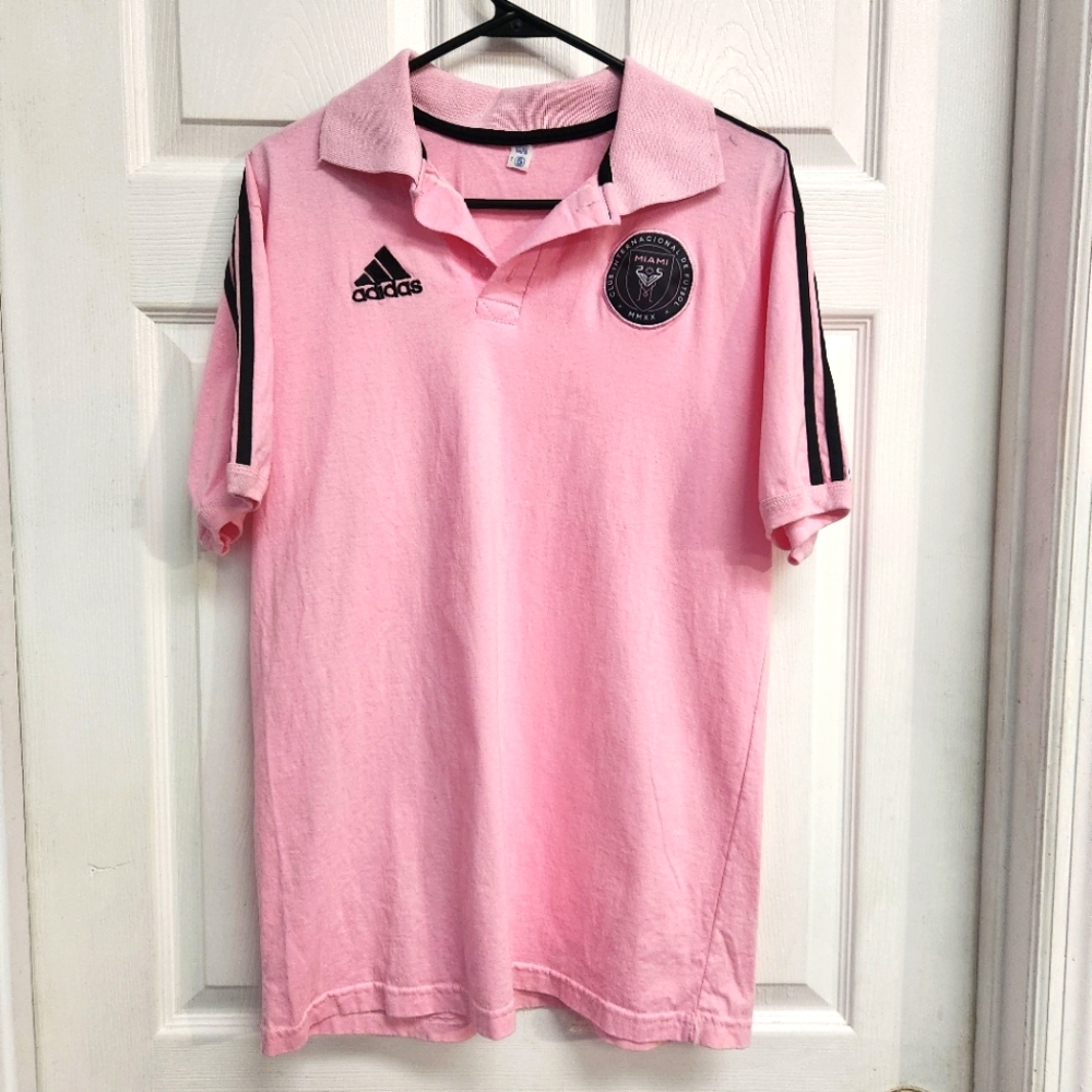 Miami Internacional De Futbol MMXX Adidas Pink Polo